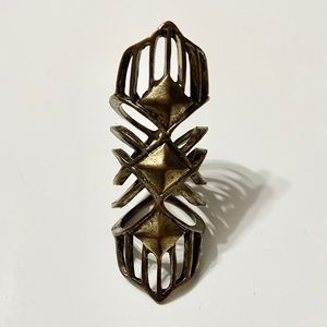 ✨2/$10 💍 Full Finger Antique Gold Ring